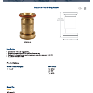 Electrical Fire All-Fog Nozzle