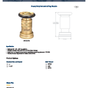 Heavy Duty Industrial Fog Nozzle