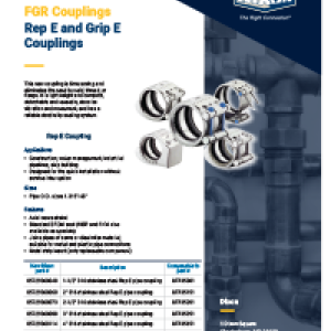 FGR Couplings Rep E and Grip E Couplings