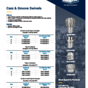 Cam & Groove Swivels