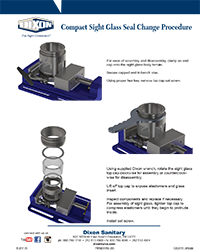 Compact Sight Glass Seal Change Instructions